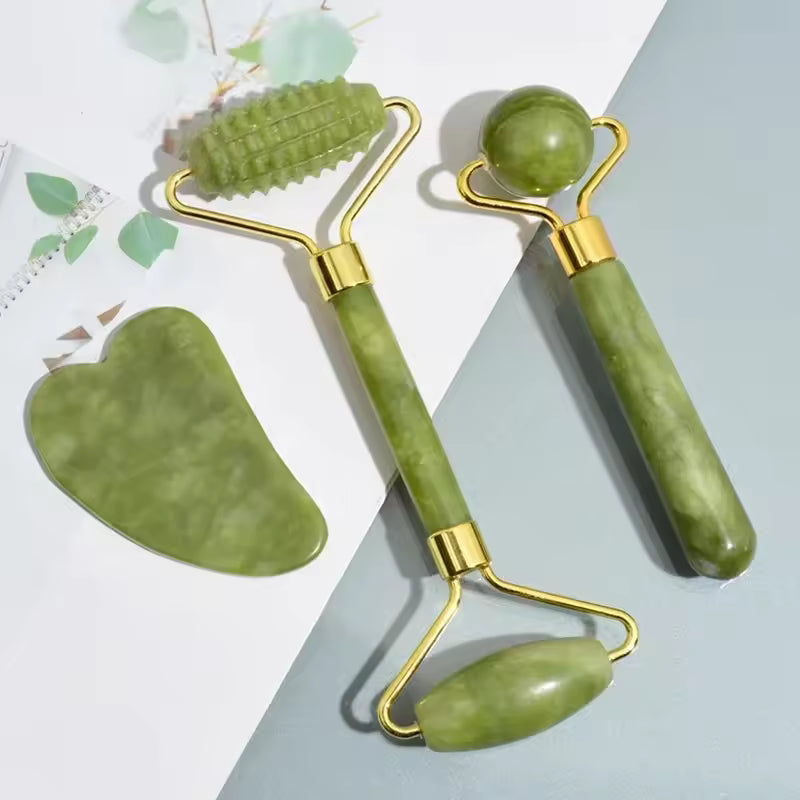 Massaggiatore roller viso e Gua Sha