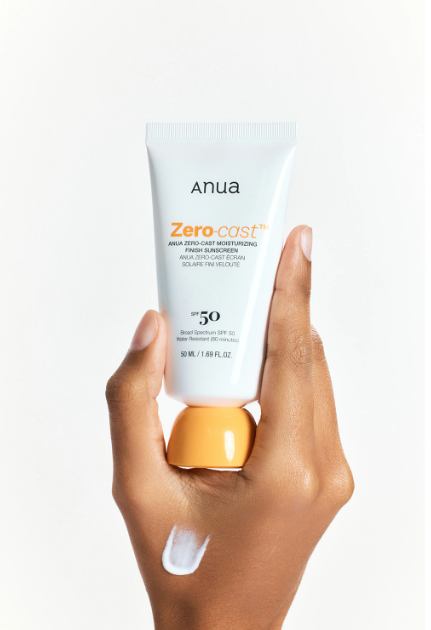 Anua Zero-Cast Moisturizing Finish Sunscreen SPF 50