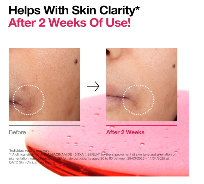 Anua Niacinamide 10% + Tranexamin TXA Acid 4% Serum