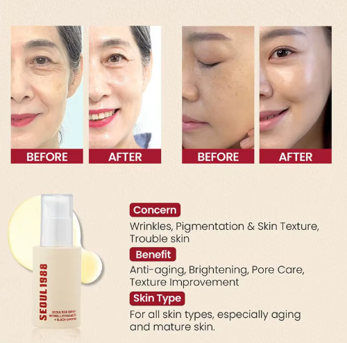 KSECRET SEOUL 1988 Serum: Retinal Liposome 2% + Black Ginseng
