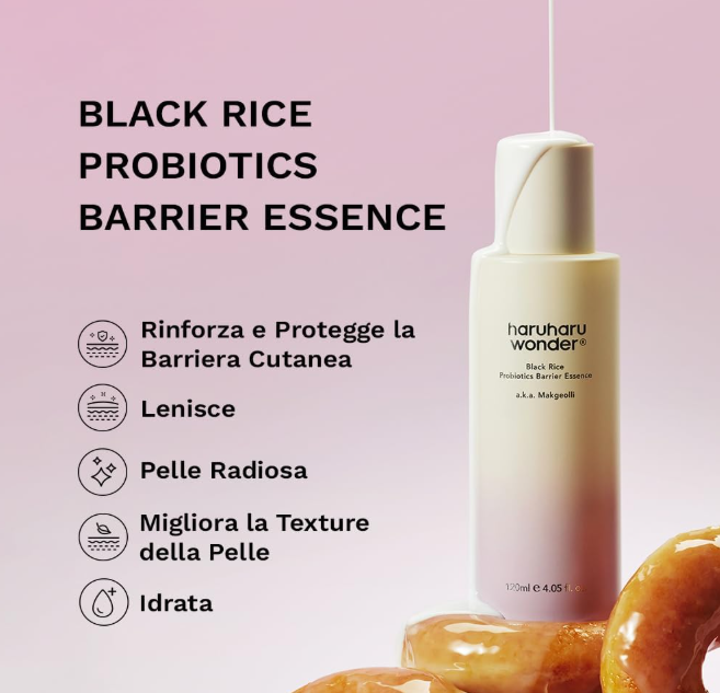 Haruharu Wonder  Black Rice Probiotics Barrier Essence