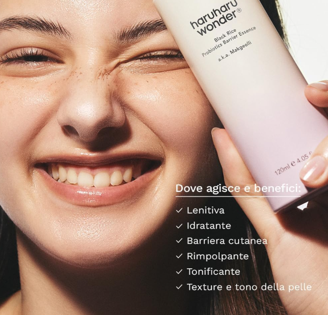 Haruharu Wonder  Black Rice Probiotics Barrier Essence