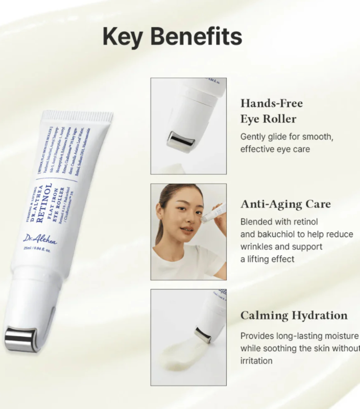 Dr. Althea Retinol Flat Iron Eye Roller