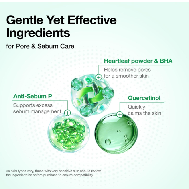 Anua  Heartleaf Quercetinol Pore Deep Cleansing Foam