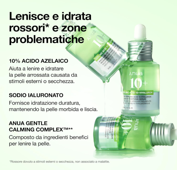 Anua  Azelaic Acid 10 Hyaluron Redness Soothing Serum