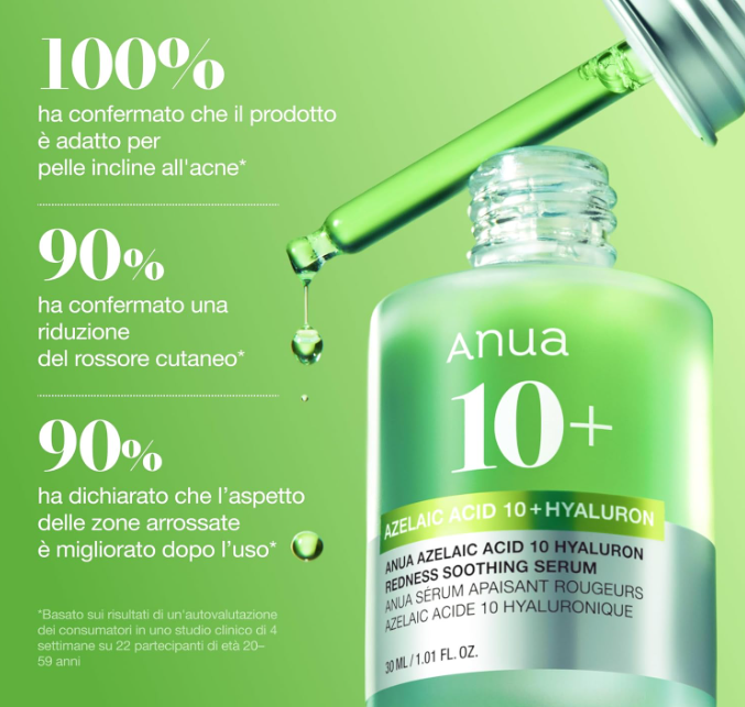 Anua  Azelaic Acid 10 Hyaluron Redness Soothing Serum