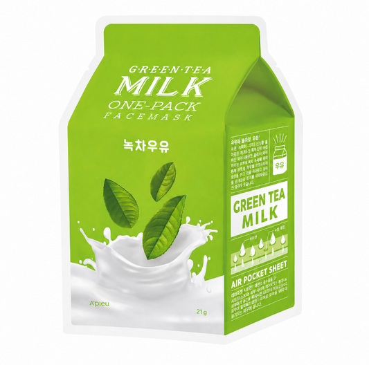 A’pieu Green Tea Milk One-Pack Face Mask