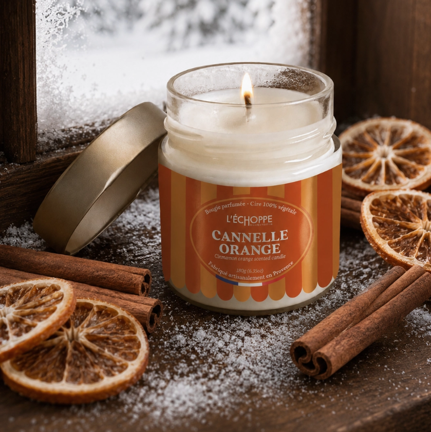 Candela francese Cannella e Arancia