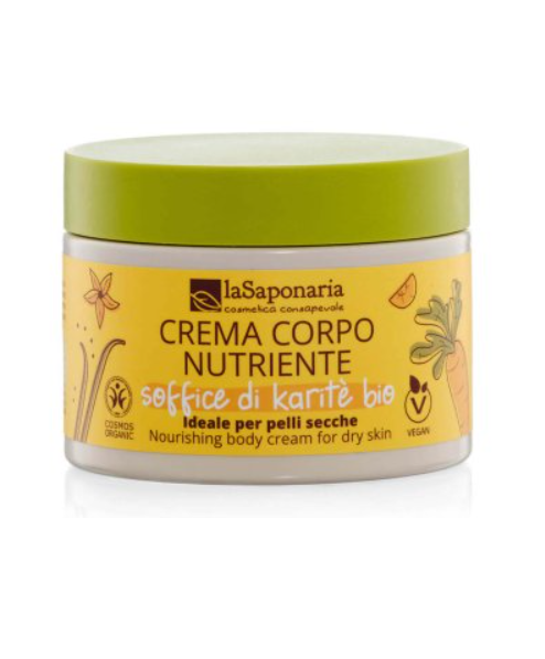Crema corpo nutriente  Soffice di Karitè Bio
