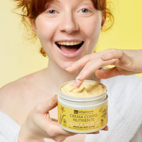 Crema corpo nutriente  Soffice di Karitè Bio