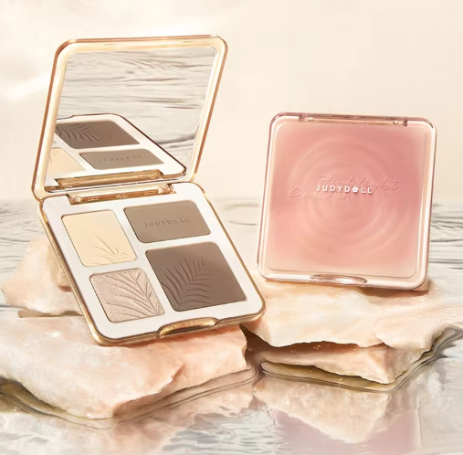 Judydoll 2 IN 1 Highlighter Contour Palette